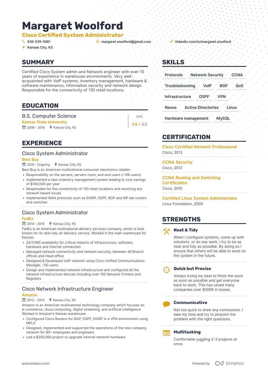 Entry Level System Administrator Resume Sample System Administrator Resume: 4 Sys Admin Resume Examples & Guide