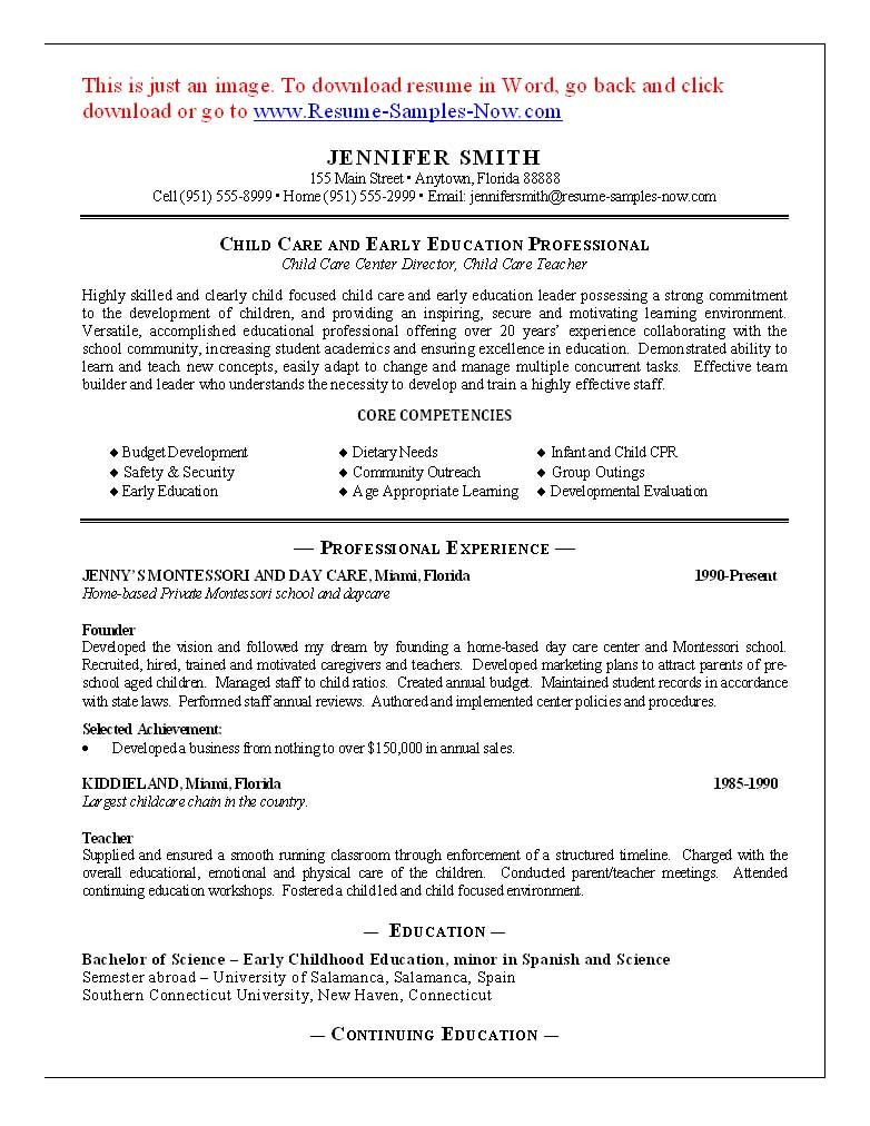 In Home Child Care Provider Resume Sample Home Child Care Provider Cv October 2021