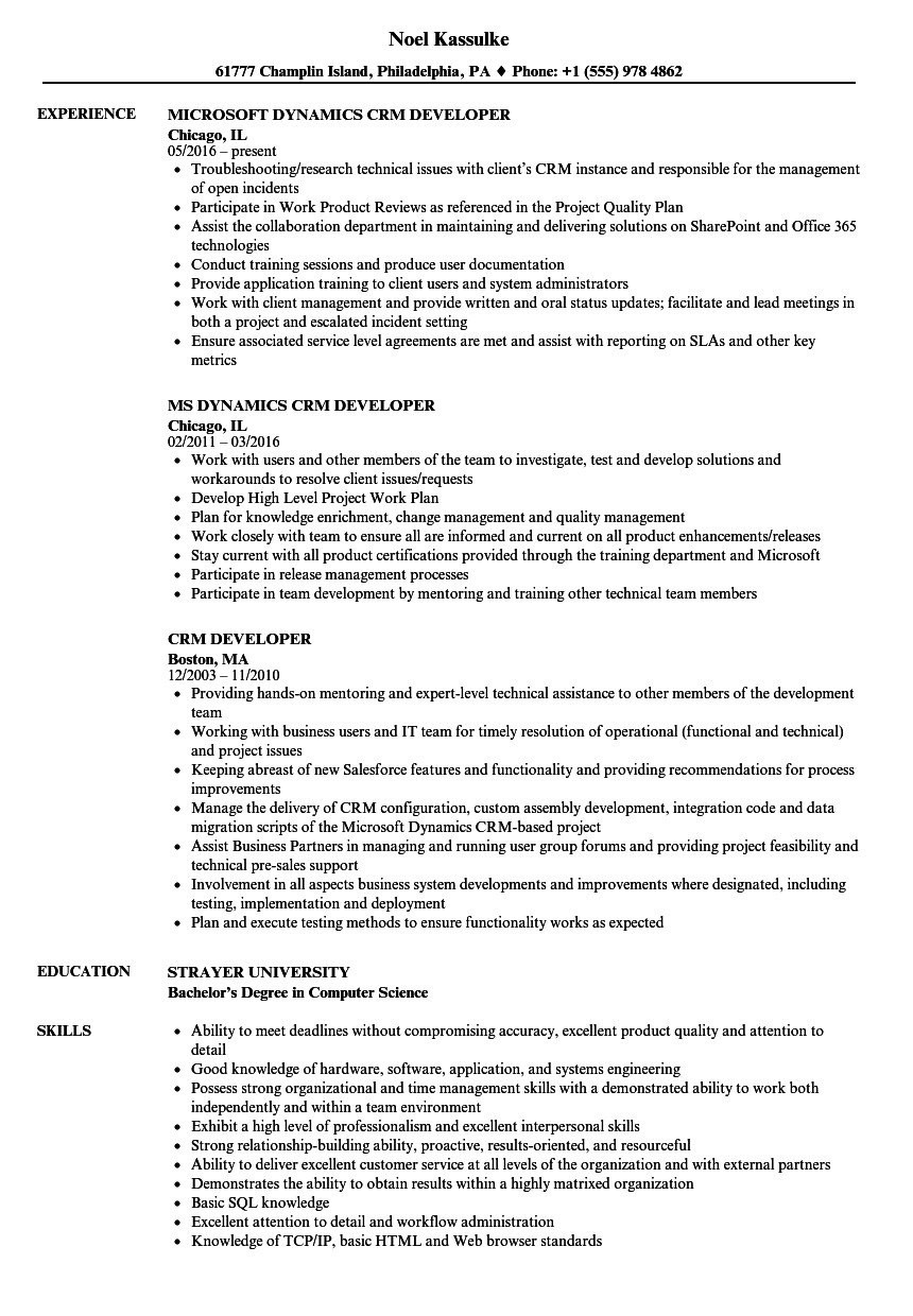 Microsoft Dynamics Crm Developer Sample Resume Microsoft Dynamics Crm Developer Resume the Best Microsoft Dynamics Crm Developer Sample Resume Microsoft Dynamics Crm Developer Resume the Best