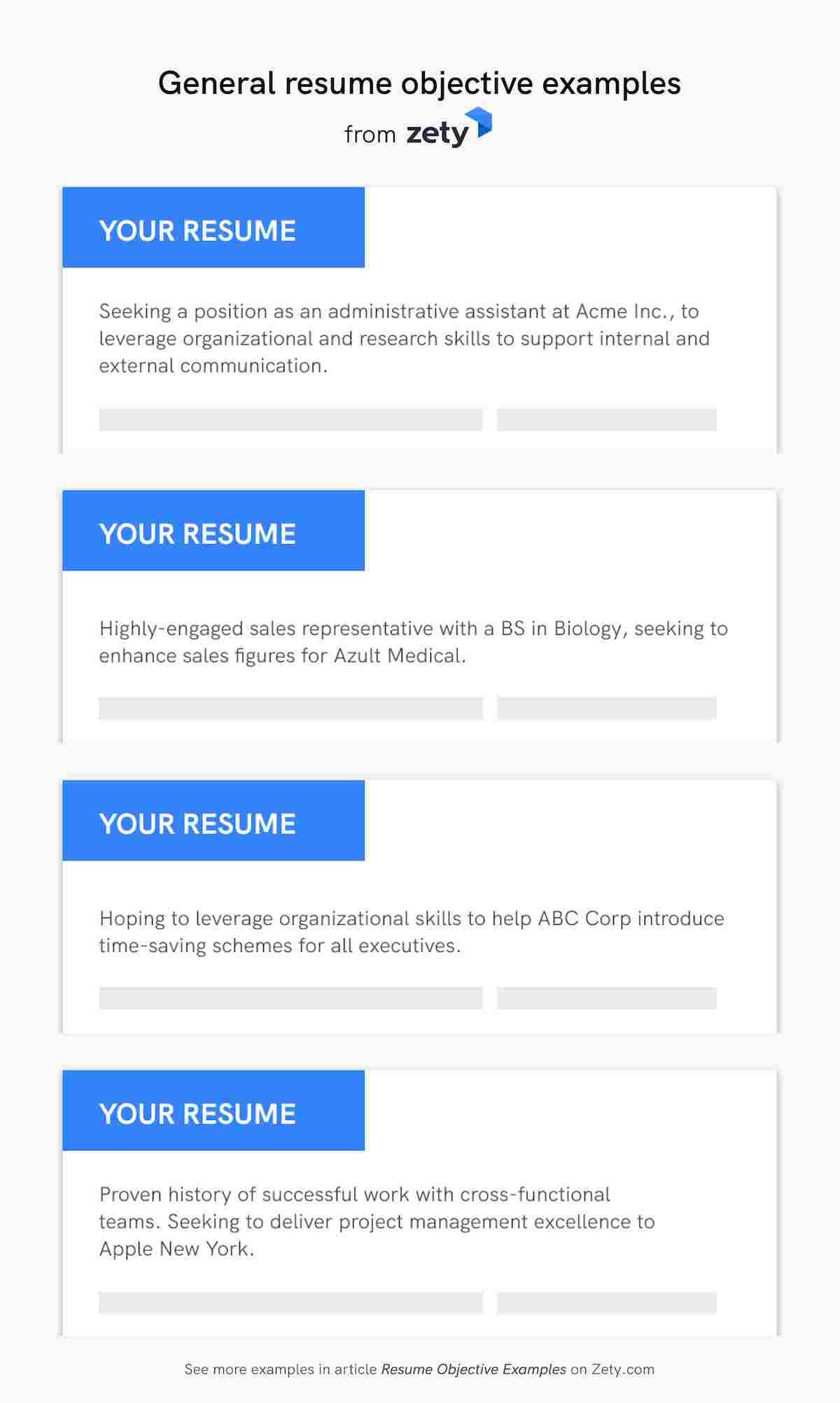 Resume Objective Sample for Experienced It Professionals 50lancarrezekiq Resume Objective Examples: Career Objectives for All Jobs