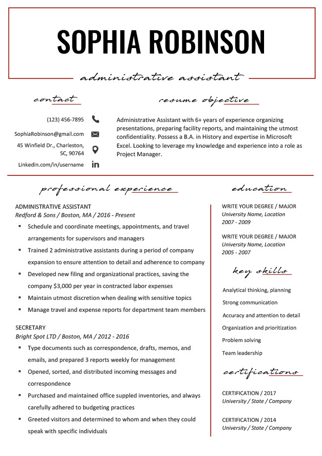 Sample Career Objectives Examples for Resumes 83 for Career Objective Samples Resume format