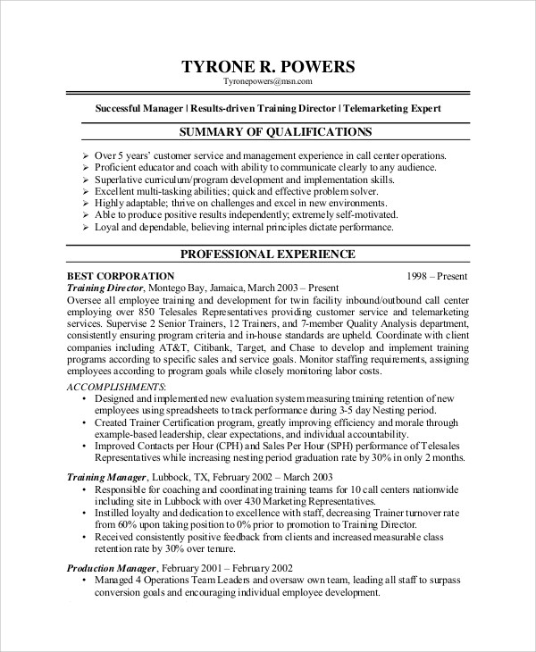 Sample Resume Customer Service Representative Skills Free 7 Sample Customer Service Representative Resume