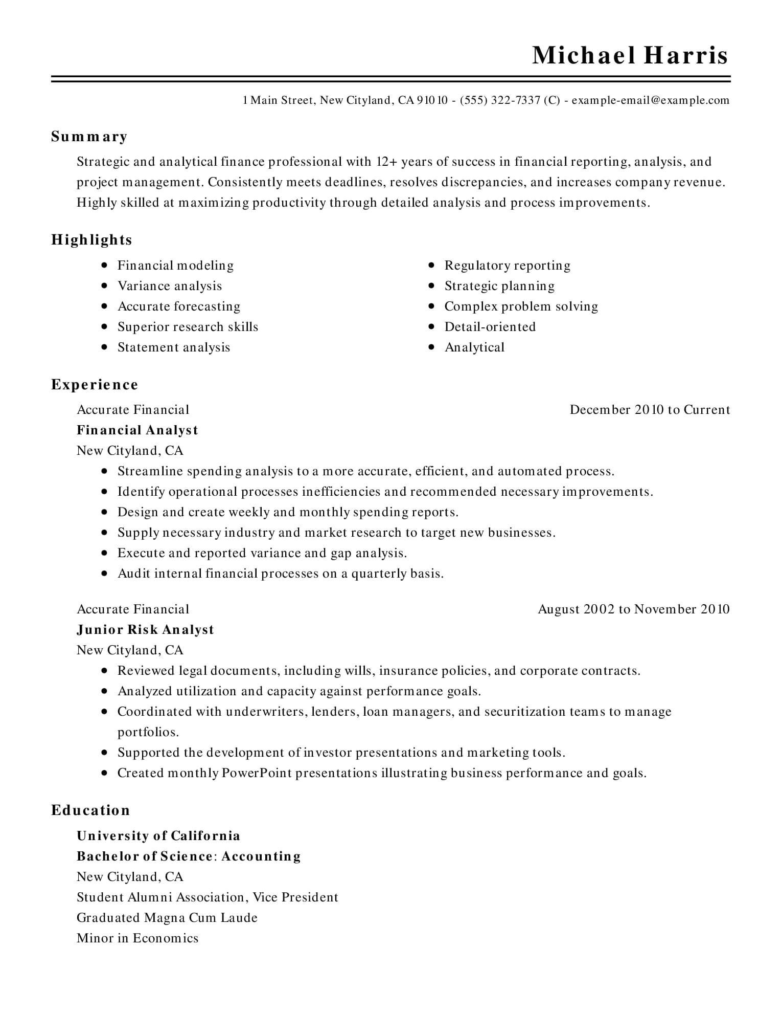 Sample Resume Download In Ms Word Resume for Job Interview Ms Word