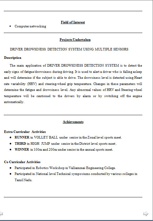 Sample Resume for Ece Fresh Graduate Be Ece Fresher Resume