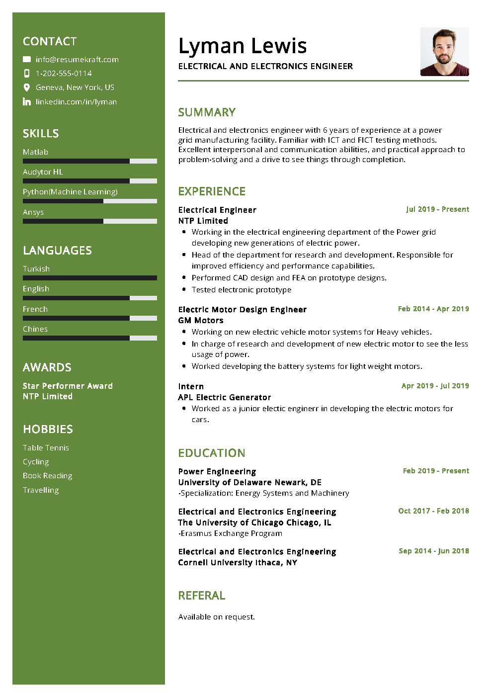 Sample Resume for Electrical and Electronics Engineer Electrical Engineer Sample Resume
