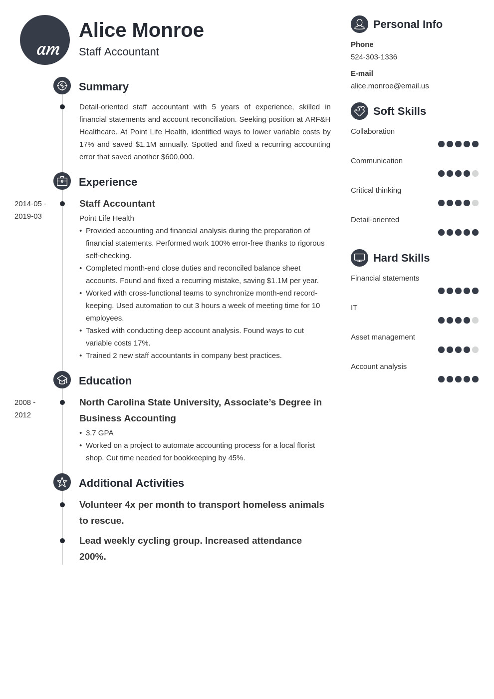 Sample Resume for Staff Accountant Position Staff Accountant Resume Sample Guide & 20 Examples
