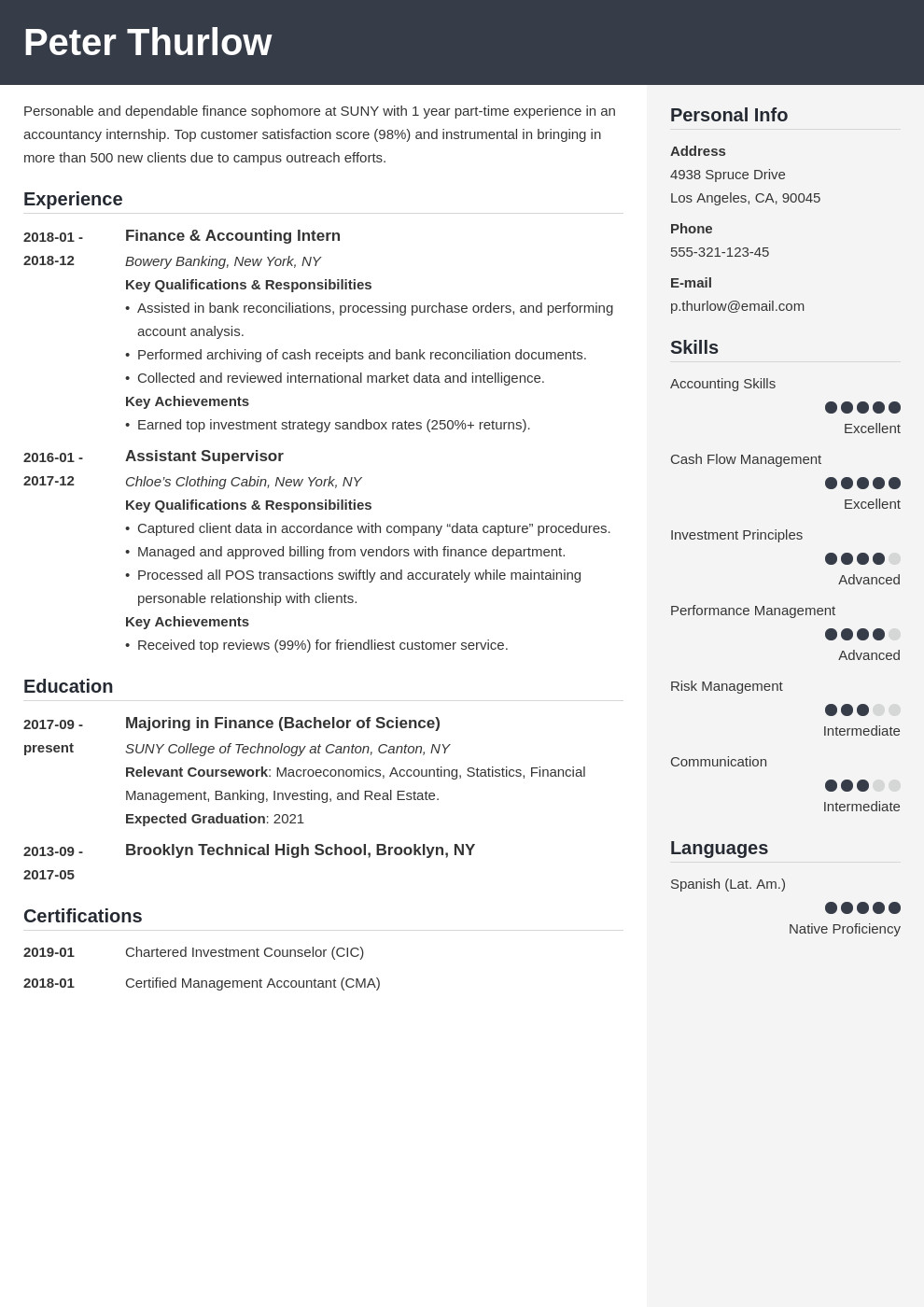 Sample Resume for Student Seeking Internship Sample Resume for College Student Seeking Internship