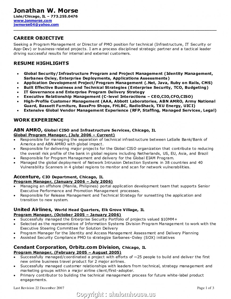 Sample Resume Objectives for Management Position Executive Objective for Business Manager Resume Sales