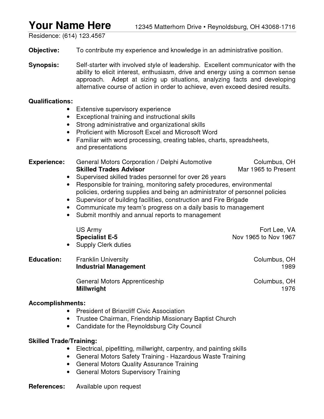 Sample Resume Objectives for Warehouse Position Warehouse Operative Resume Samples October 2021