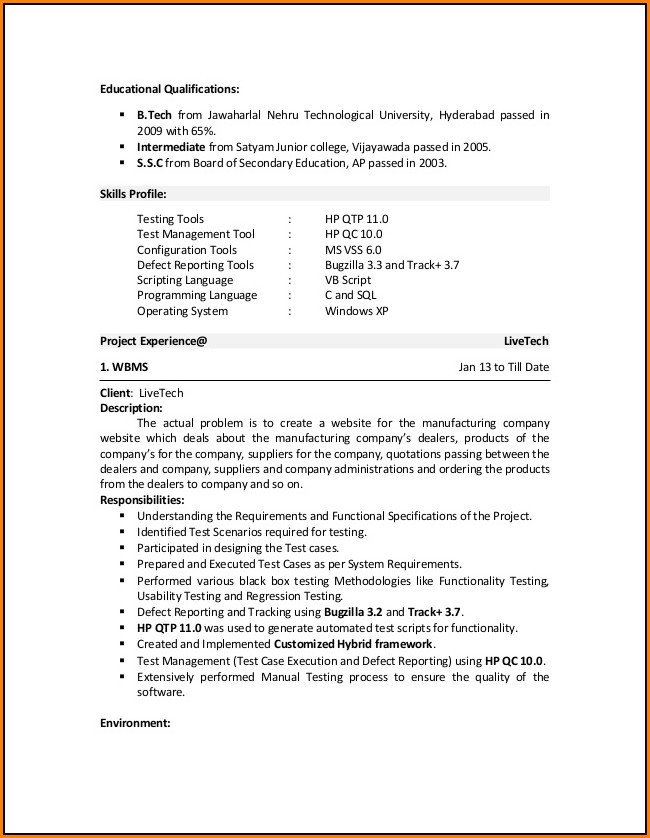 Software Tester Resume Sample for Freshers Sample Resume for software Tester Fresher Resume Software Tester Resume Sample for Freshers Sample Resume for software Tester Fresher Resume
