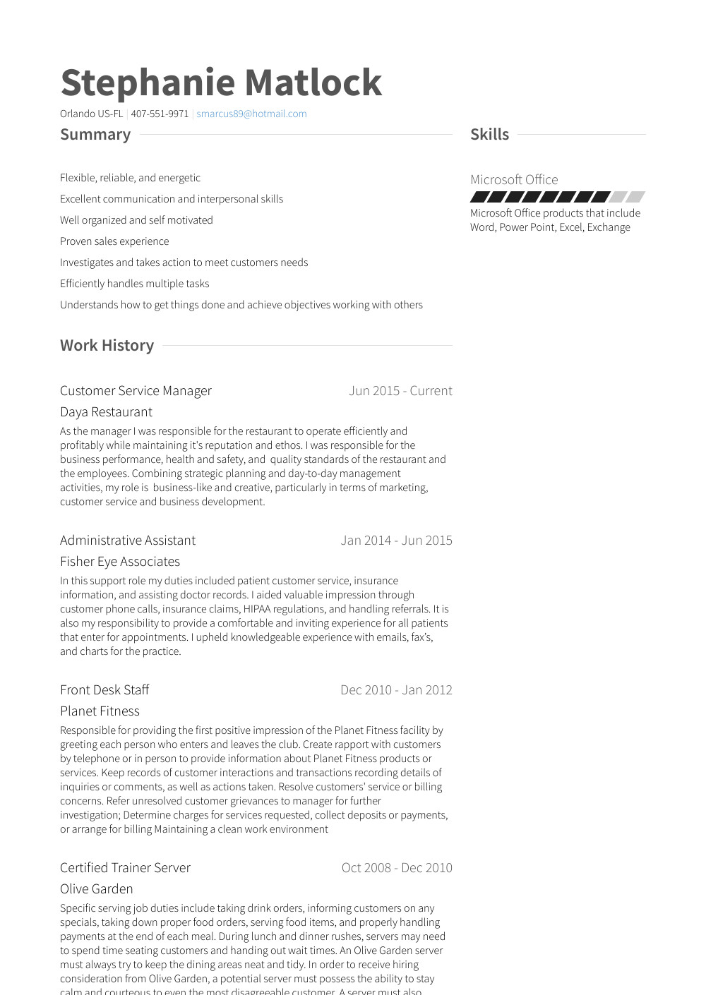 Stay at Home Parent Resume Sample Stay at Home Mom Resume Samples and Templates