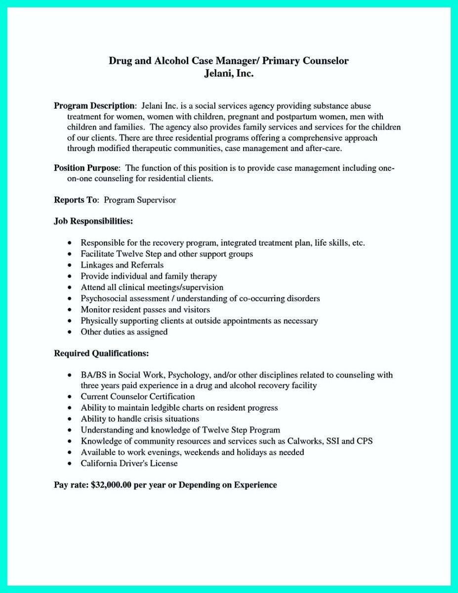 Substance Abuse Case Manager Resume Sample Awesome Awesome Ways to Impress Recruiters Through Case