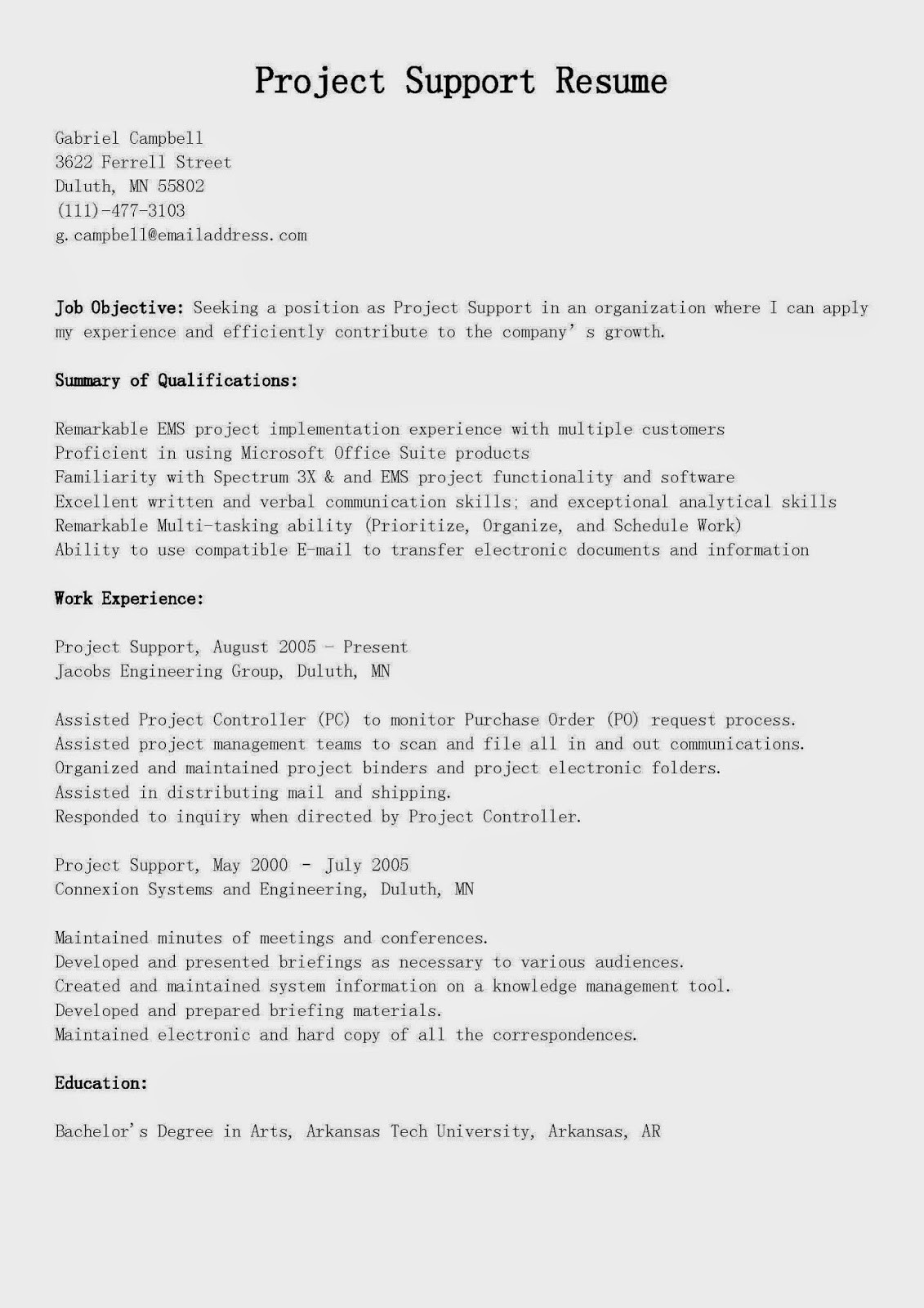 Water Treatment Plant Operator Resume Sample Plant Operator Resume – Derel