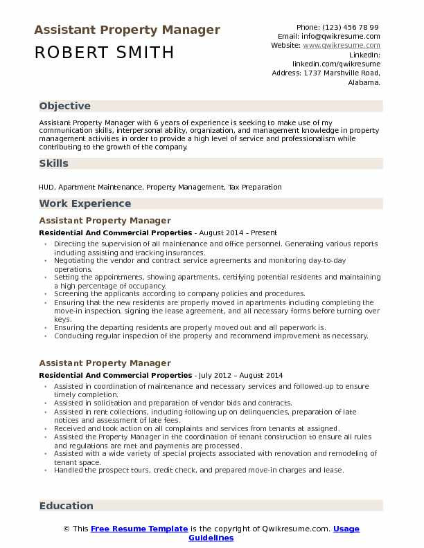 Entry Level Property Management Resume Samples assistant Property Manager Resume Samples Entry Level Property Management Resume Samples assistant Property Manager Resume Samples