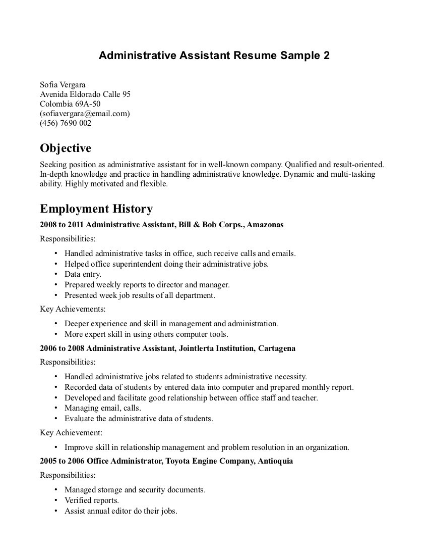 Resume Objective Sample for Office Staff Office Admin Resume Objective October 2021 Resume Objective Sample for Office Staff Office Admin Resume Objective October 2021