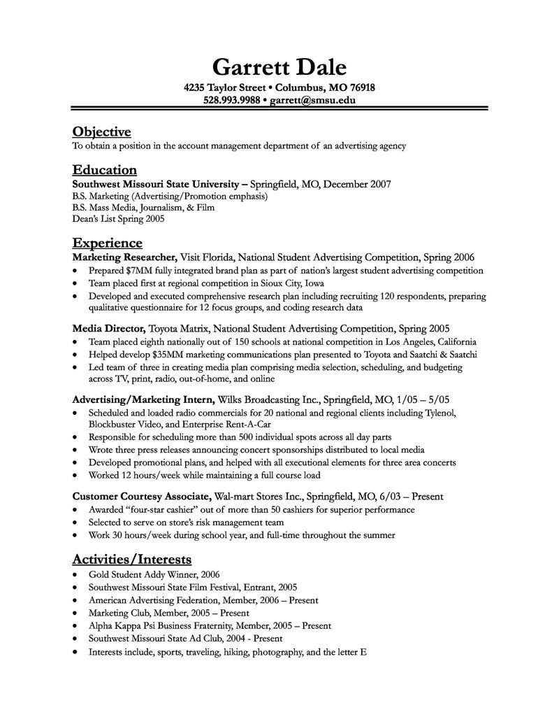 Resume Objective Sample for Summer Job Biodata for Job Sample Latest Resume format Resume Examples …