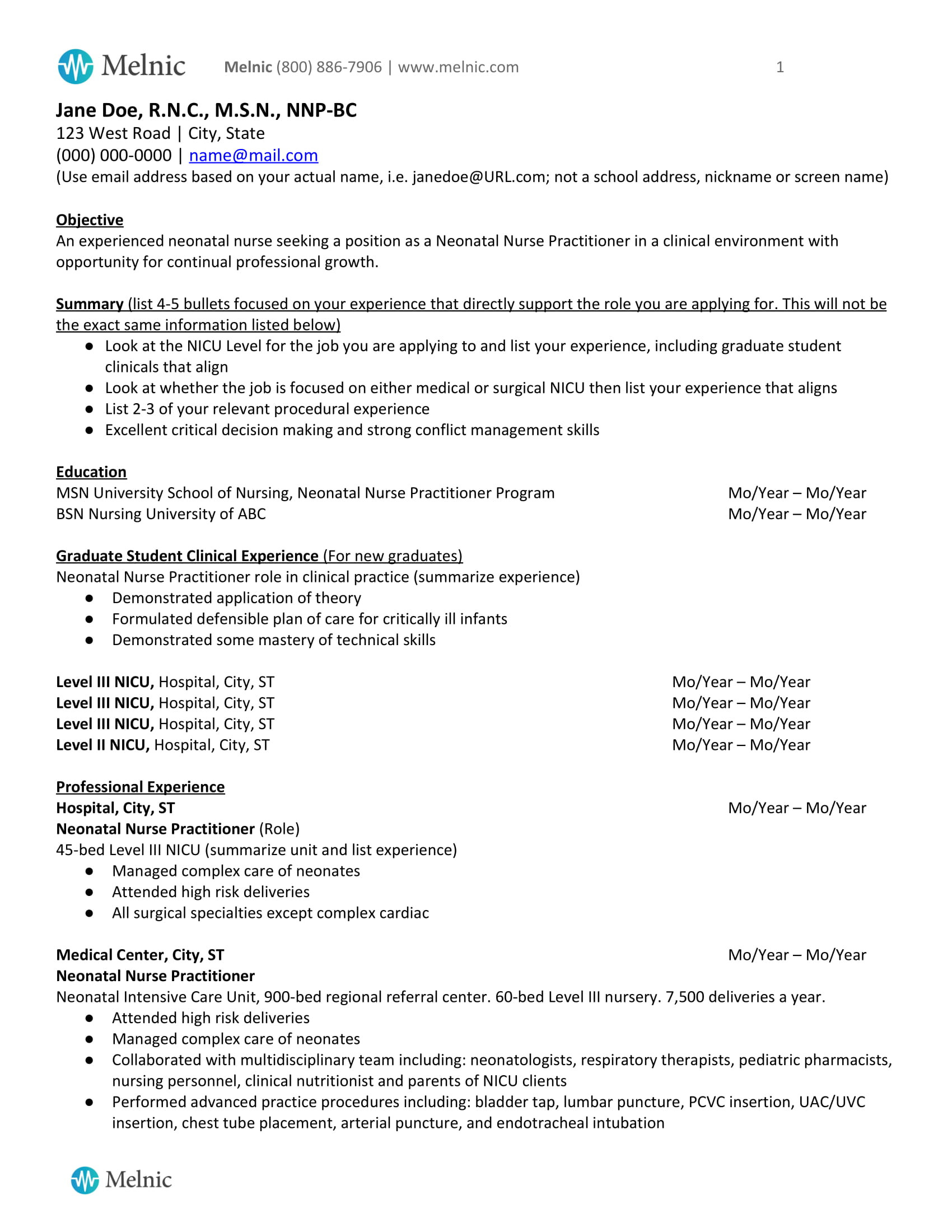 Sample Nurse Practitioner Resume New Graduate Staf Nurse Resume format Doc