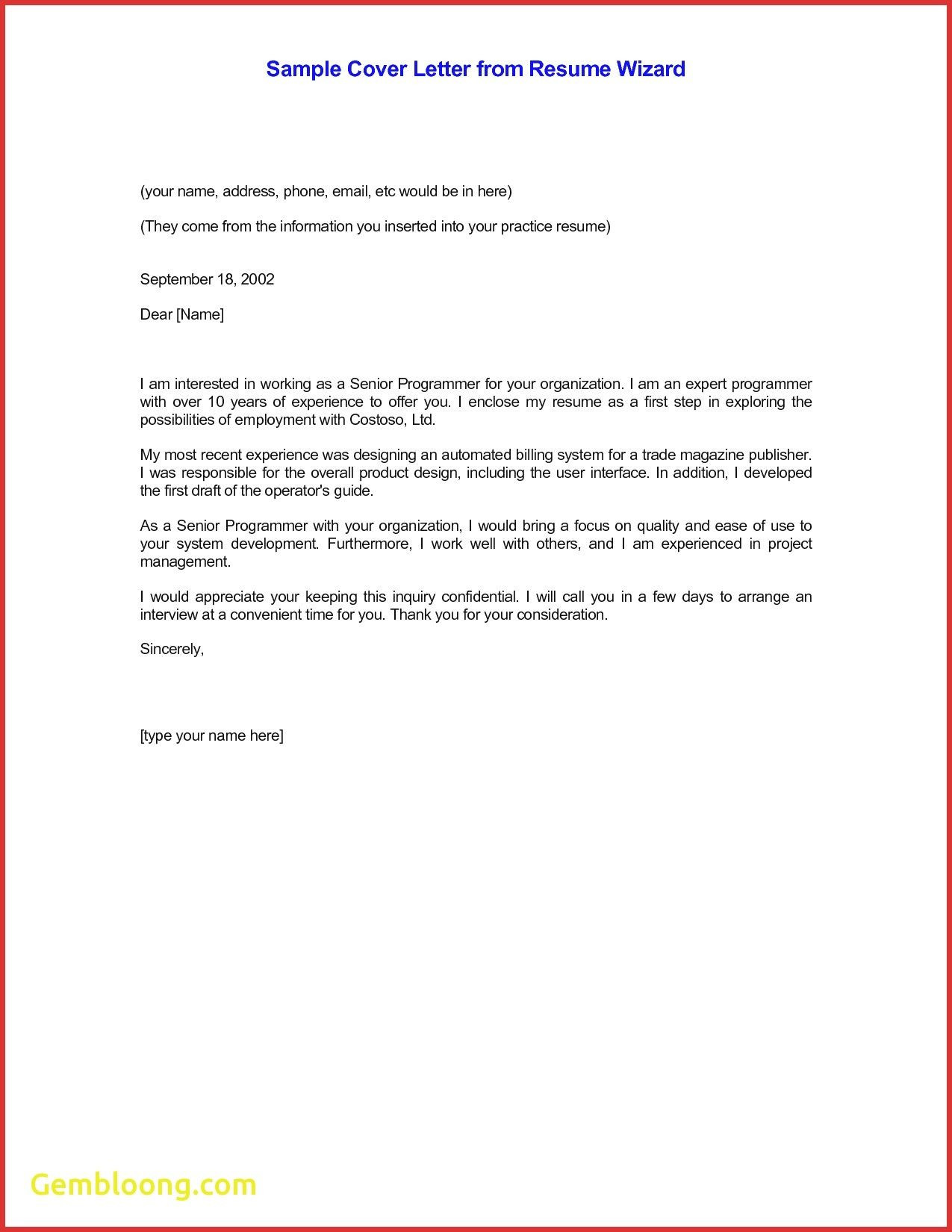 Sample Of Cover Letter for Email Resume Email Cv Cover Letter Template – Resume format Cover Letter for …
