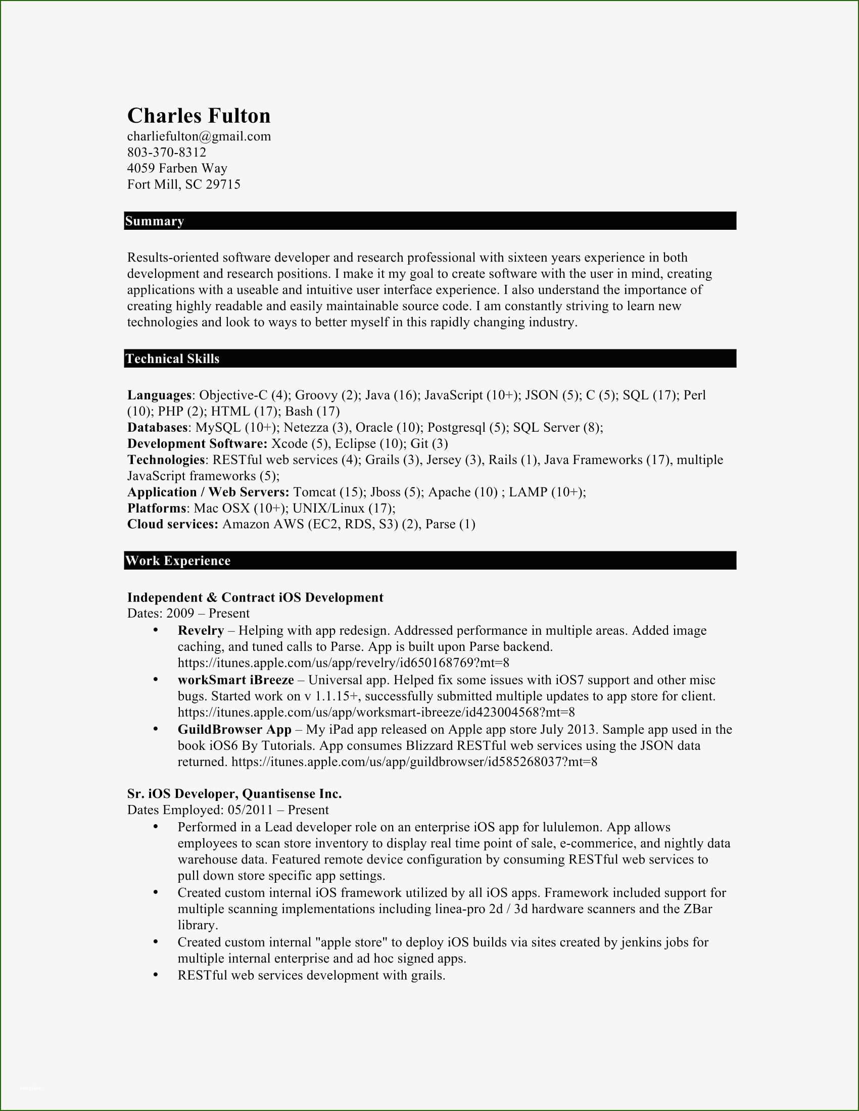 Sample Resume for 10 Years Experience software Engineer 10 Years Experience software Engineer Resume