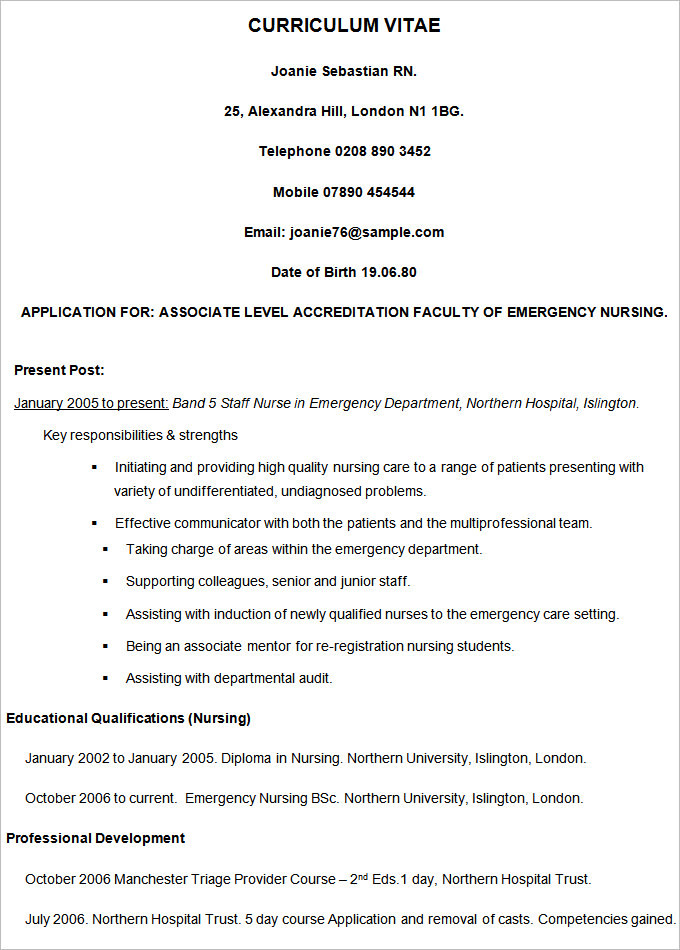 Sample Resume for 11 Years Experience Cv Template Year 11 Resume Examples