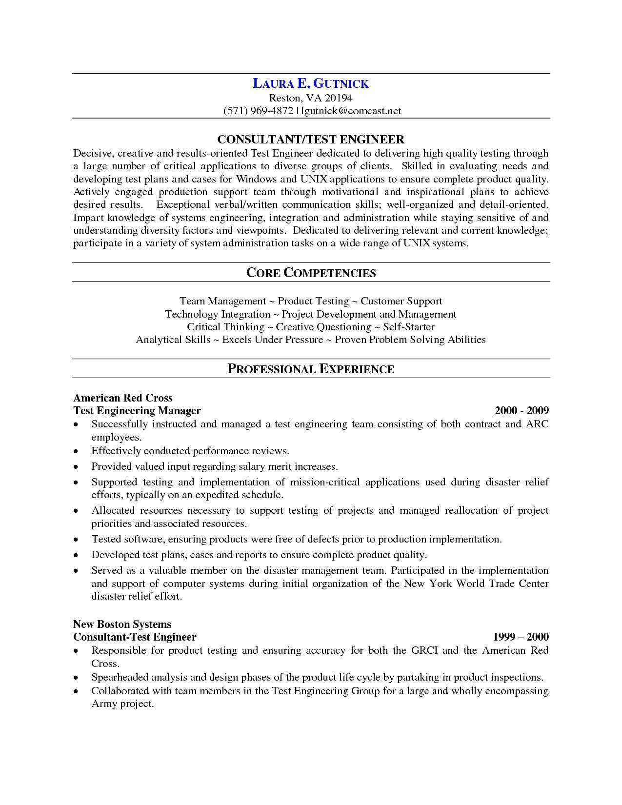 Sample Resume for 2 Years Experience In Manual Testing Sample Resume for software Tester 2 Years Experience
