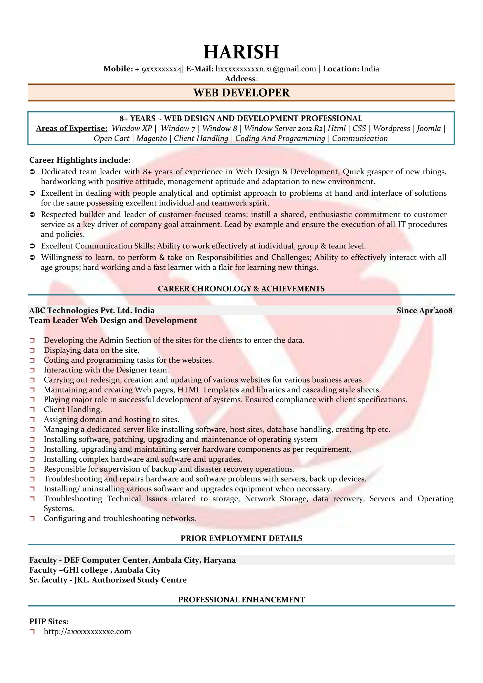 Sample Resume for 8 Years Experience In Java Java Developer Resume 8 Years Experience Sample Resume for 8 Years Experience In Java Java Developer Resume 8 Years Experience