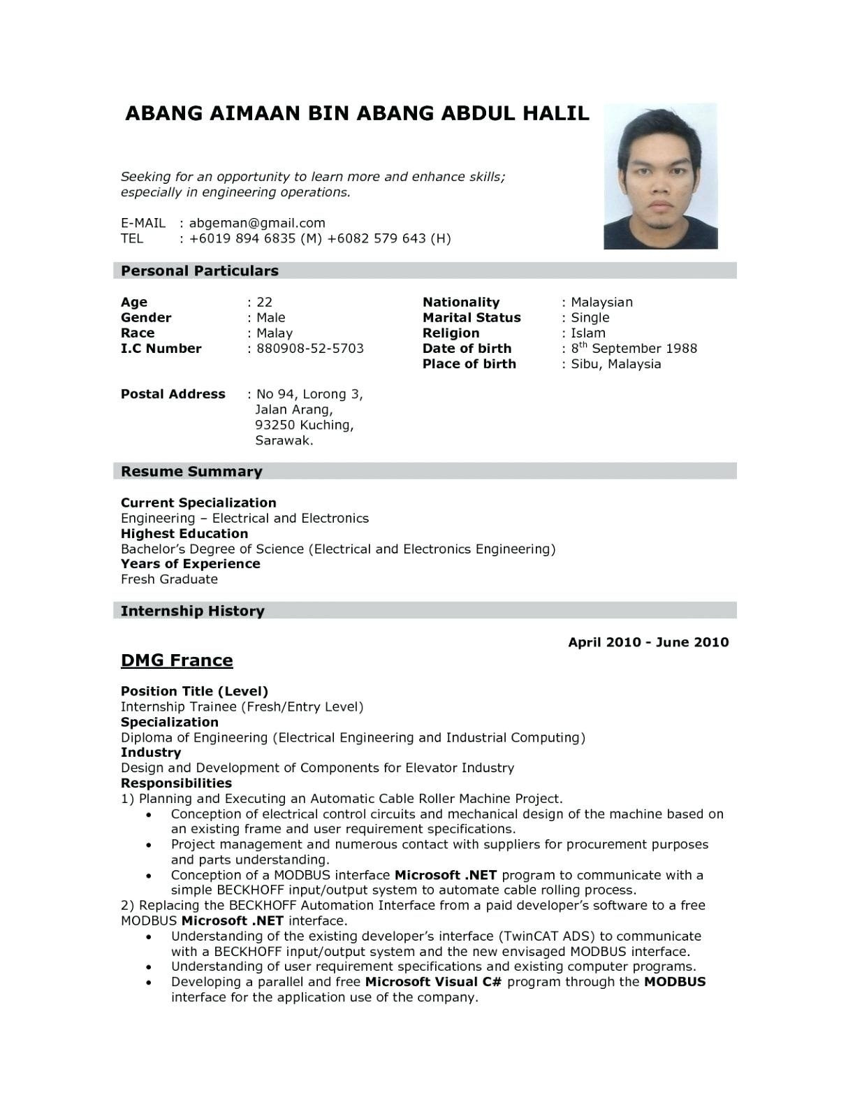 Sample Resume for Freshers Looking for the First Job Pdf 11 Powerful Resume Resume format for Iti Fresher Resume Writing …