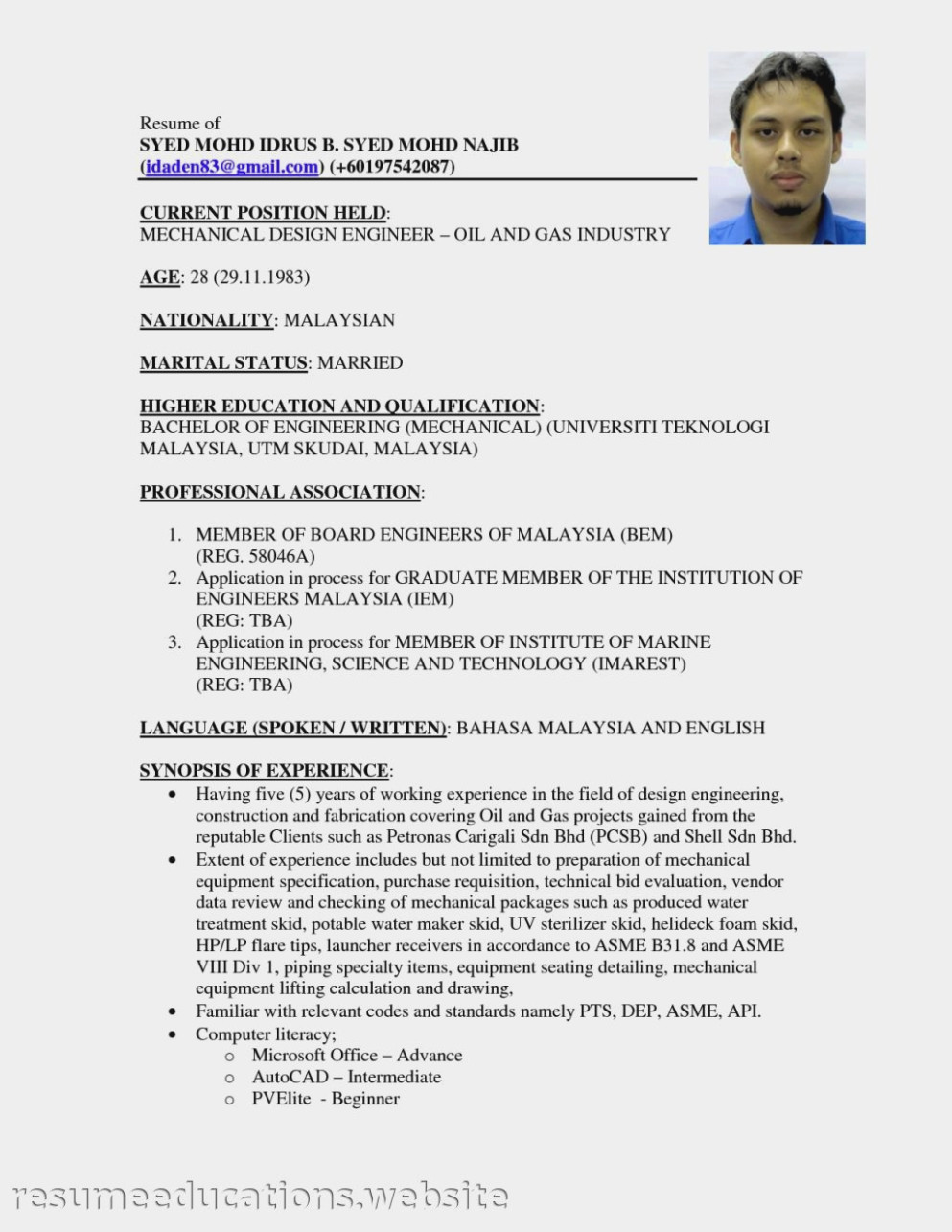 Sample Resume for Marine Engineering Cadet Marine Engineer Cv Template July 2021 Sample Resume for Marine Engineering Cadet Marine Engineer Cv Template July 2021