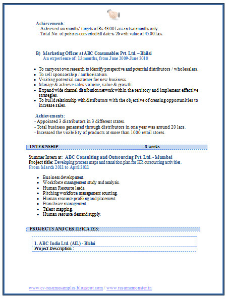 Sample Resume for Mba Marketing Experience Over Cv and Resume Samples with Free Download Mba