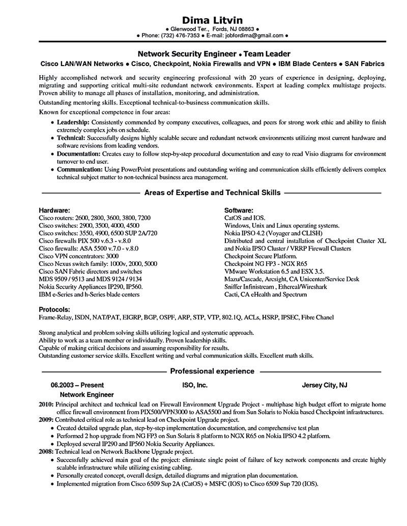 Sample Resume for Network Engineer Fresher Network Support Engineer Fresher Resume October 2021