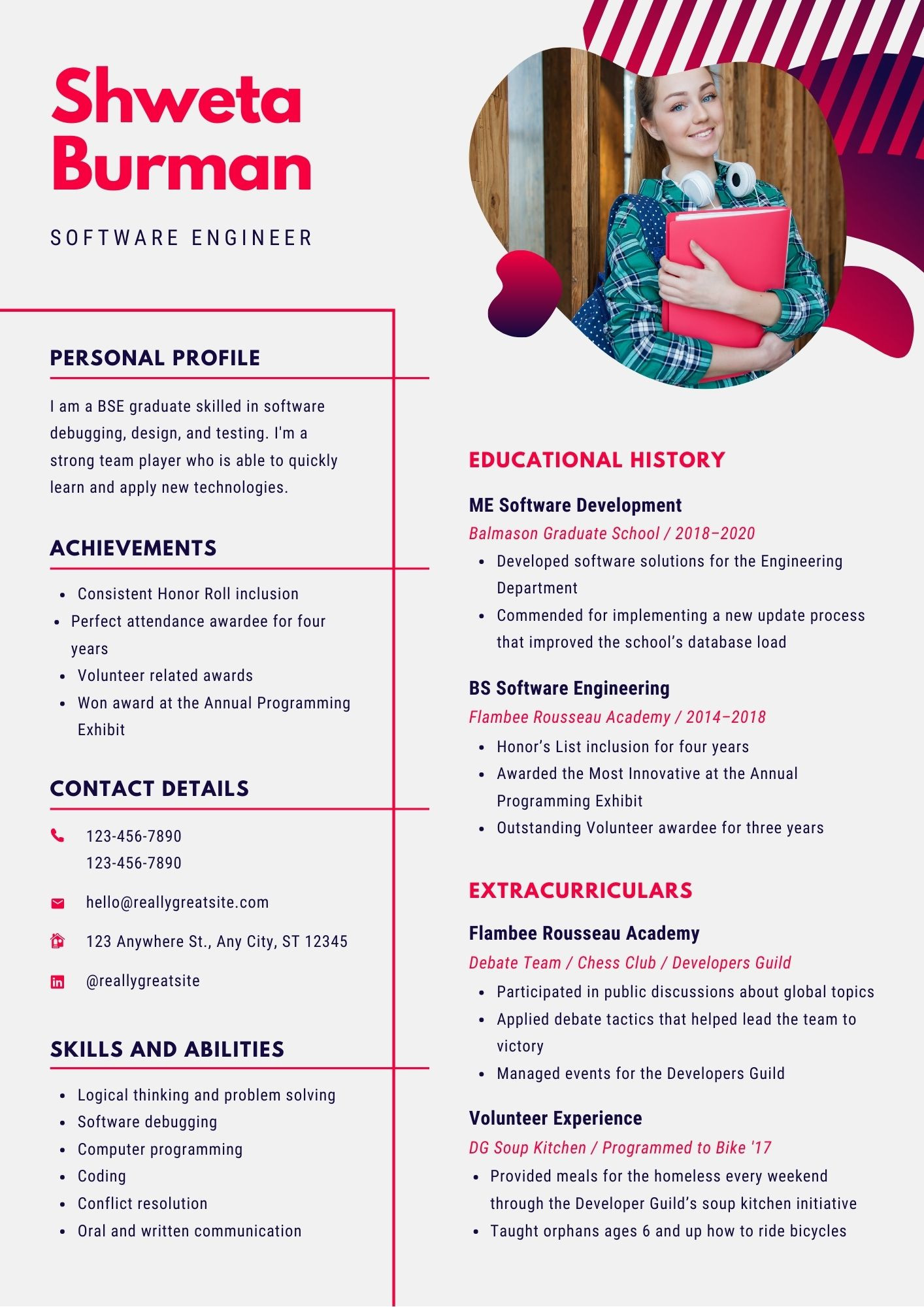 Sample Resume for software Engineer Fresher software Developer Resume Samples Fresher & Experienced Word, Pdf