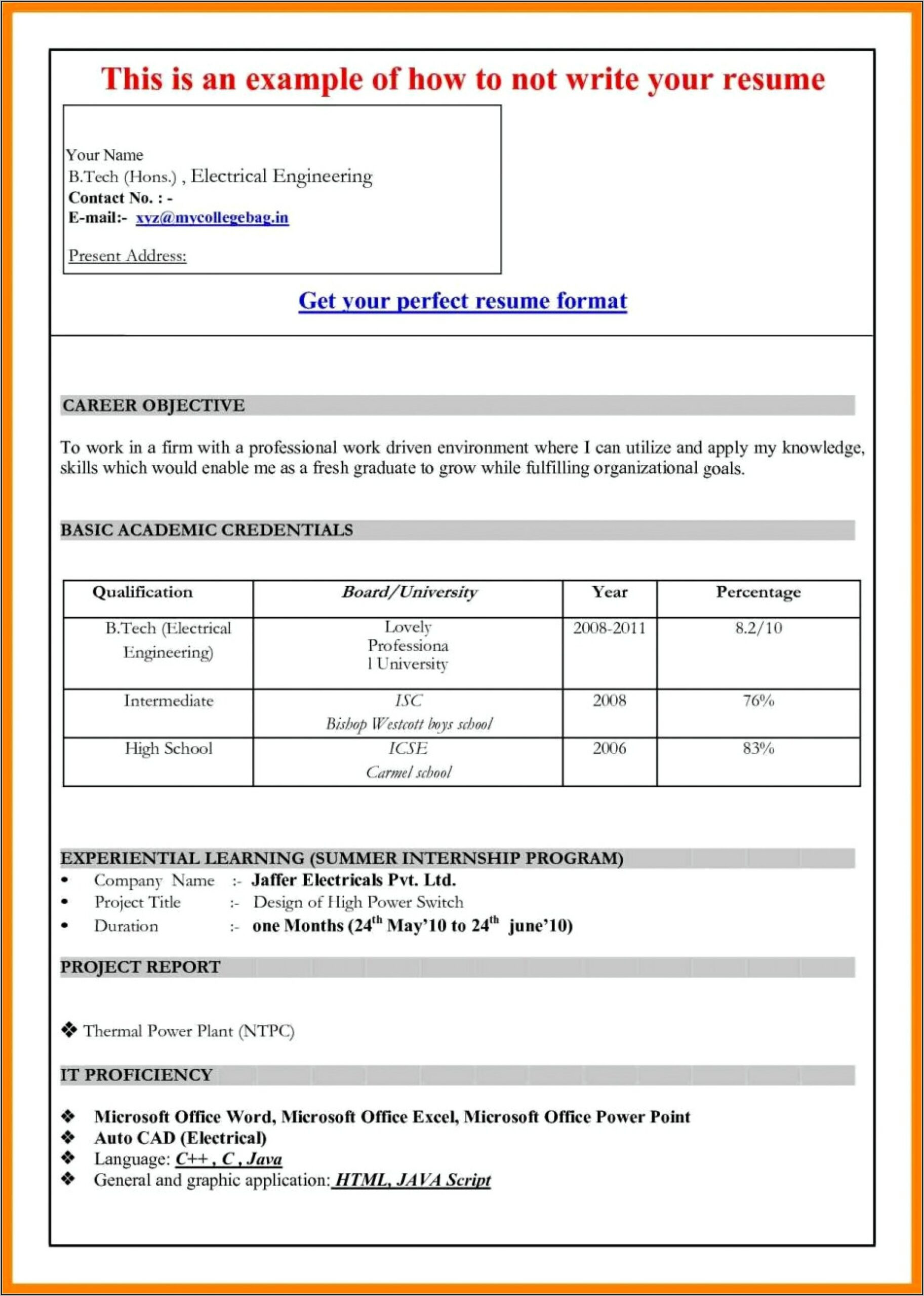 Sample Resume for Teachers In India Indian Teacher Resume Templates Microsoft Word 2007