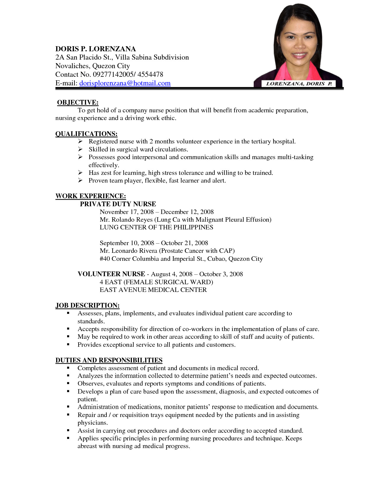 Sample Resume for Teaching Position Philippines Sample Resume Teachers Elementary Philippines
