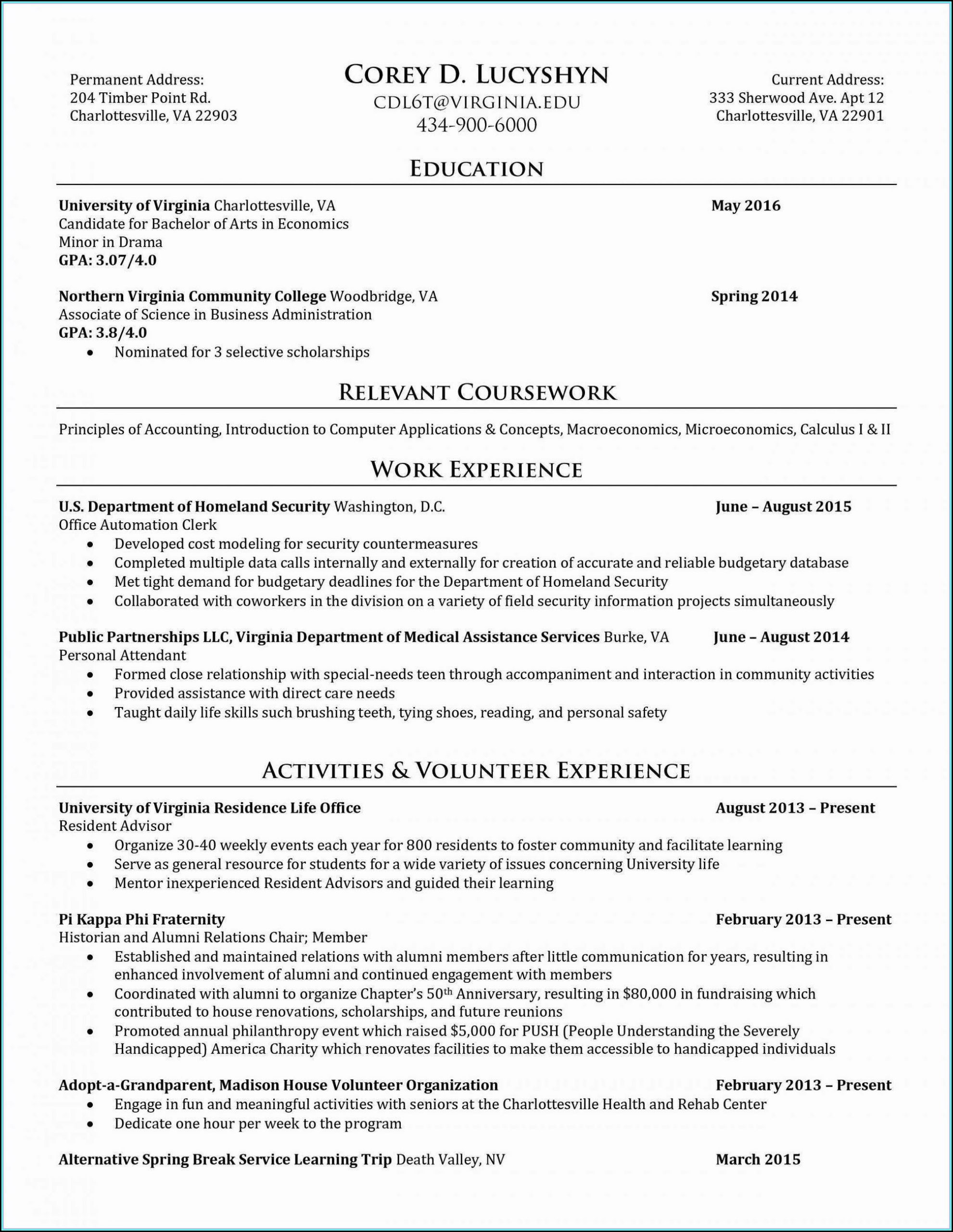 Samples Of Resumes for Older Workers Resume for Older Workers Template Resume Resume