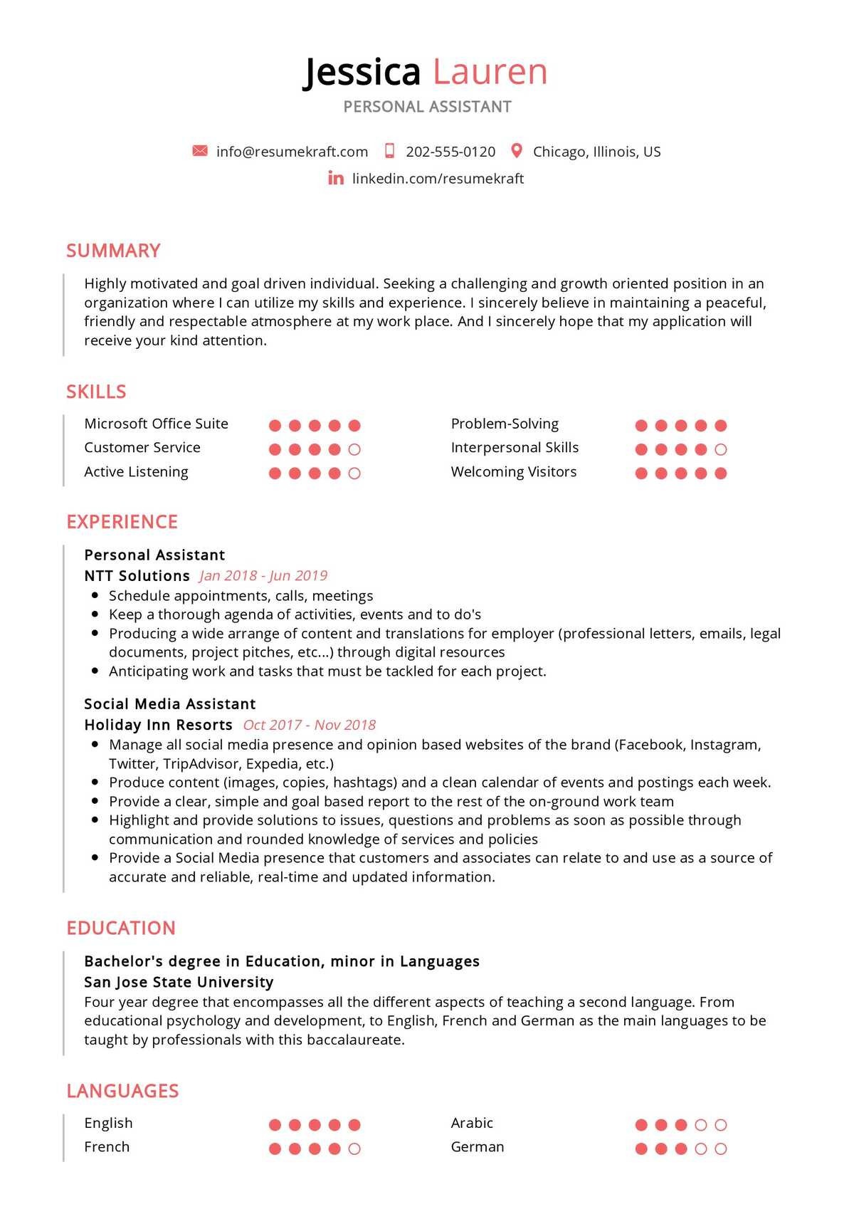 We Will Keep Your Resume On File Sample Letter Personal assistant Resume Sample Resumekraft