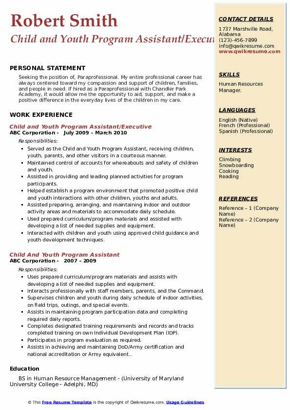 Child and Youth Program assistant Resume Sample Child and Youth Program assistant Resume Samples Child and Youth Program assistant Resume Sample Child and Youth Program assistant Resume Samples