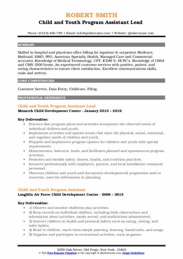 Child and Youth Program assistant Resume Sample Child and Youth Program assistant Resume Samples Child and Youth Program assistant Resume Sample Child and Youth Program assistant Resume Samples