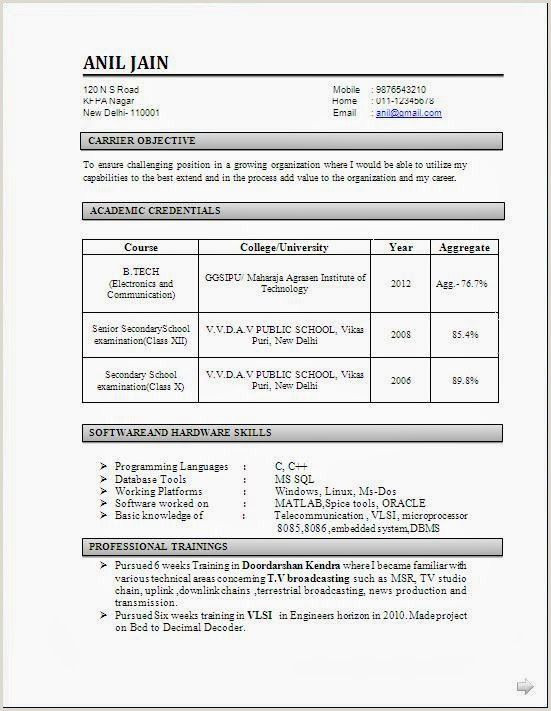 Electronics Engineer Resume Sample for Freshers Pdf Civil Engineer Fresher Resume format Doc Free Download