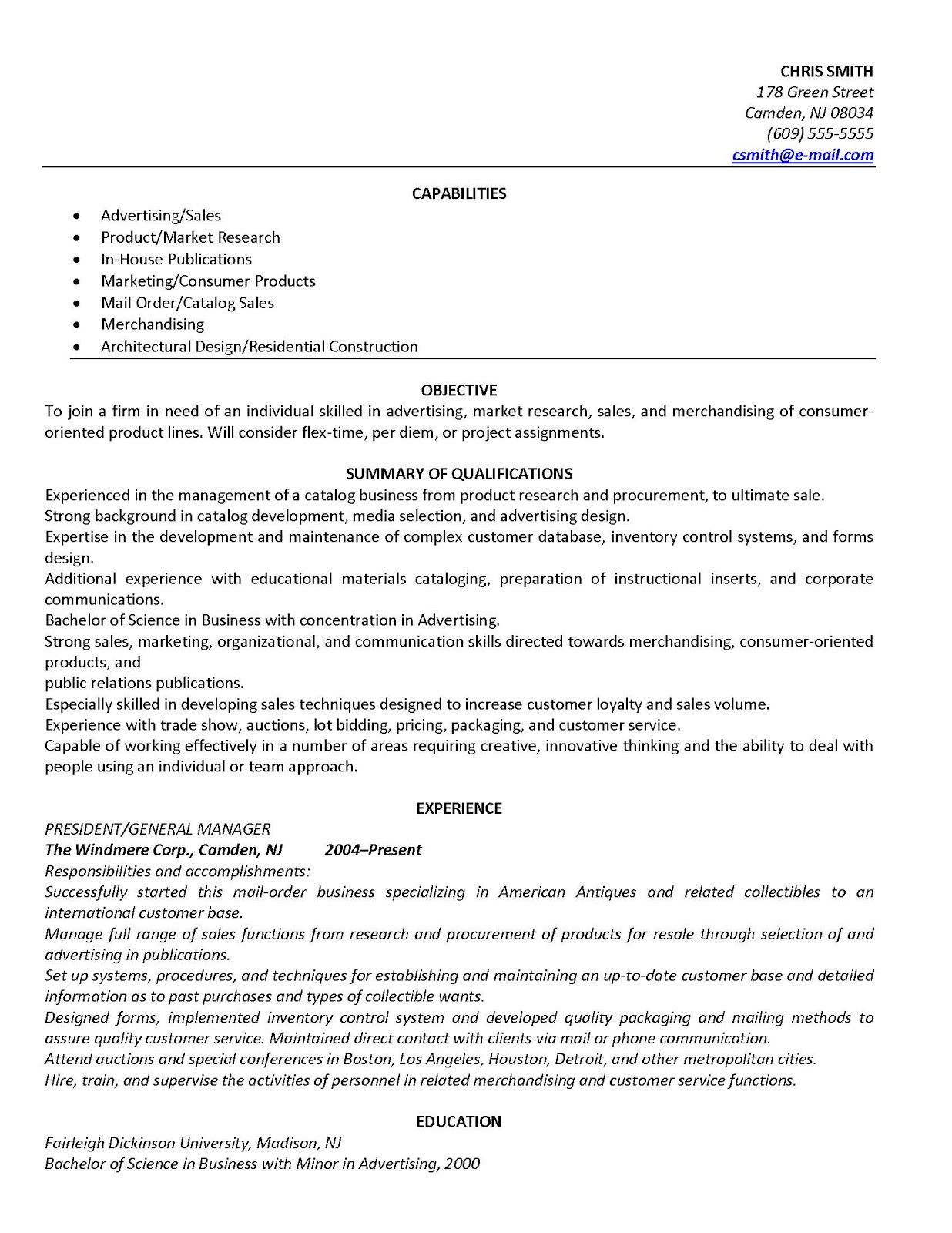 Example Of A Functional Resume Sample Best Functional Resumes for 2012