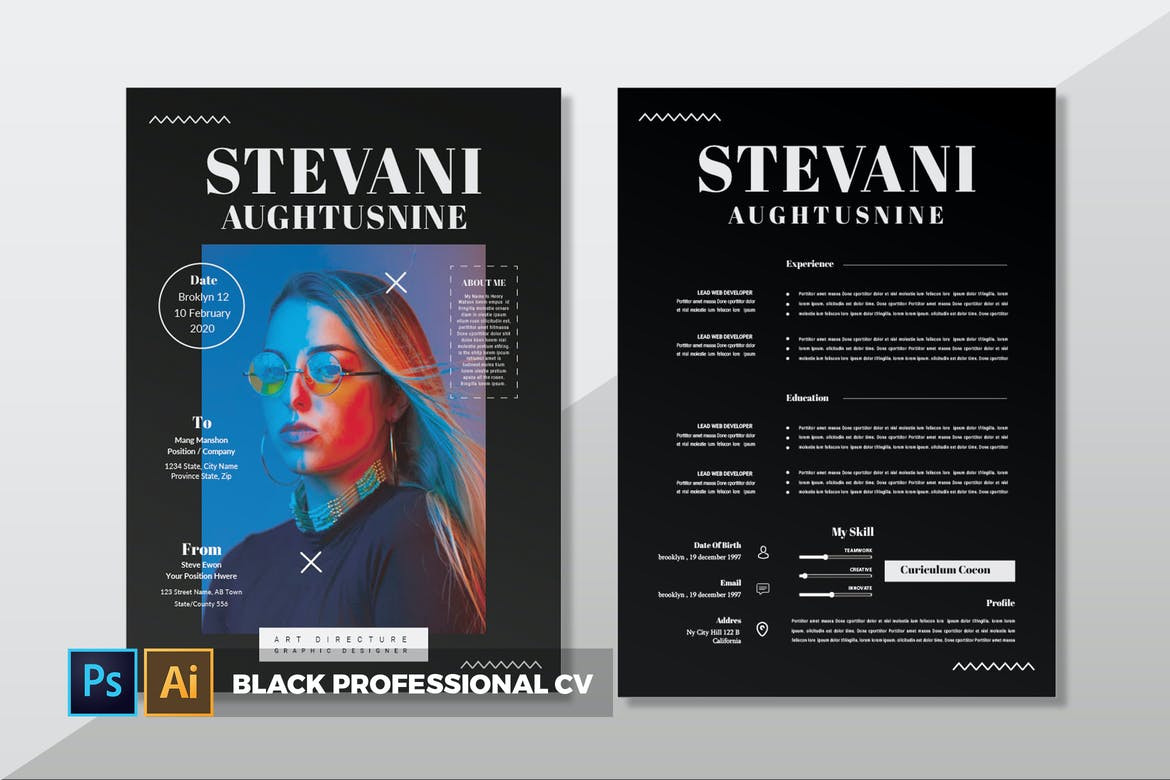 Free Sample Resume for Graphic Designer 20 Free Cv / Resume Templates 2017 Freebies Graphic Design …