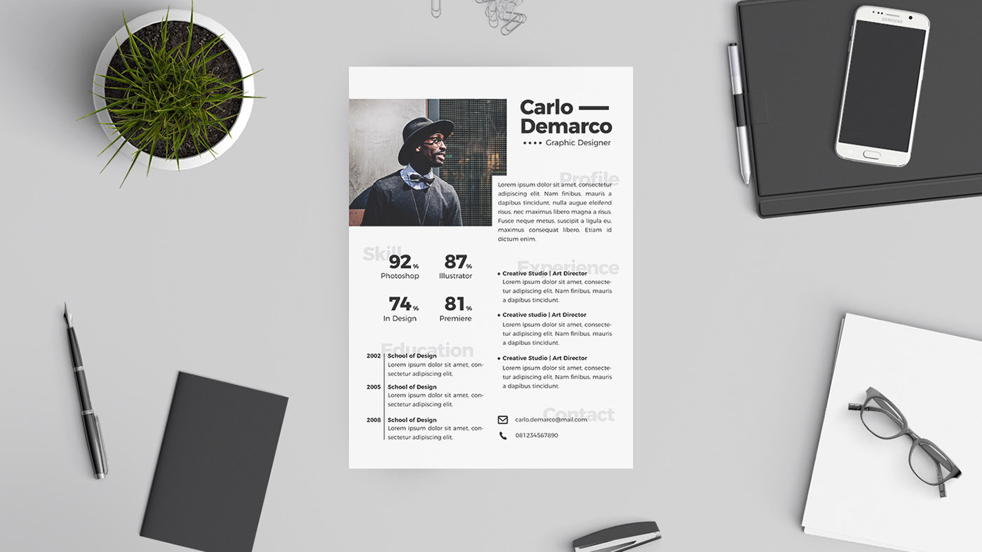 Free Sample Resume for Graphic Designer the Best Free Resume Templates Creative Bloq