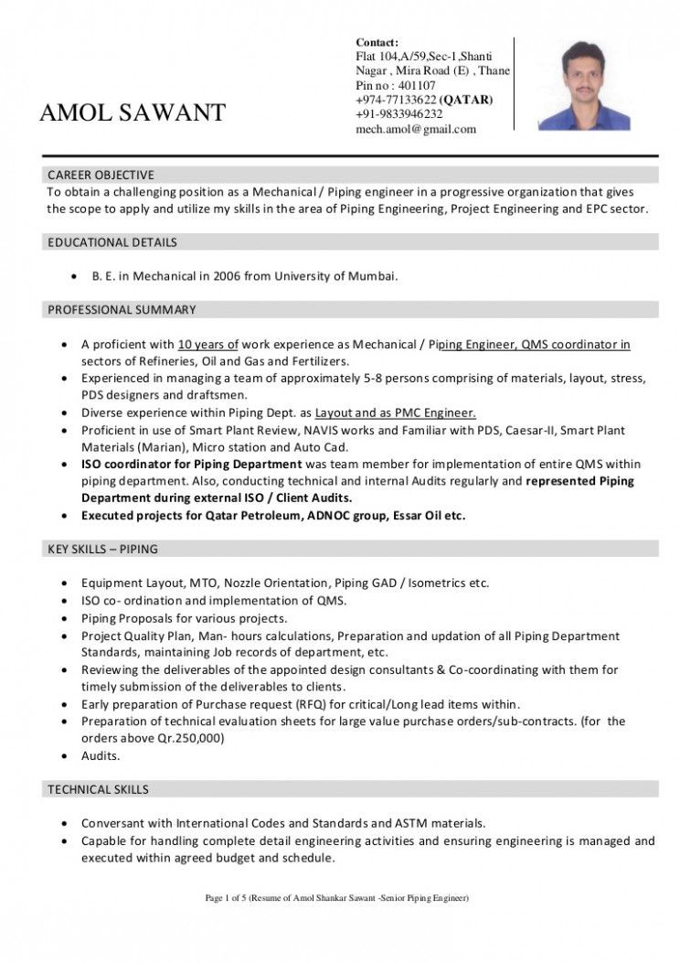 Oil and Gas Project Engineer Resume Sample 12 Undertaking Engineer Resume Oil and Fuel