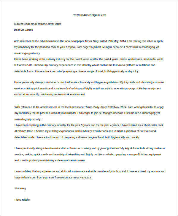 Sample Cover Letter to Send Resume In Email Free 7 Sample Email Cover Letter Templates In Ms Word