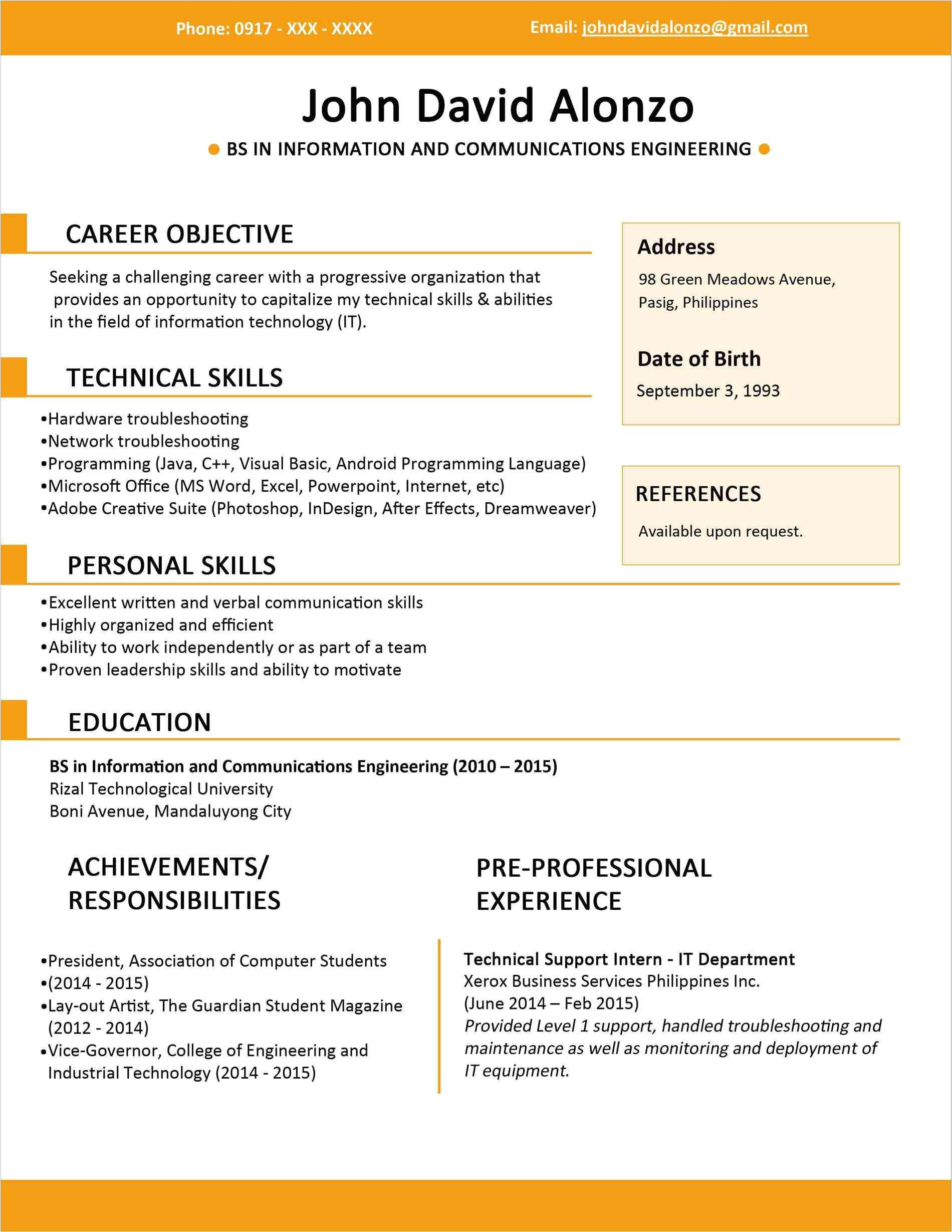 Sample Resume for 6 Months Experience In software Testing 6 Months Experience Resume Sample In software Engineer