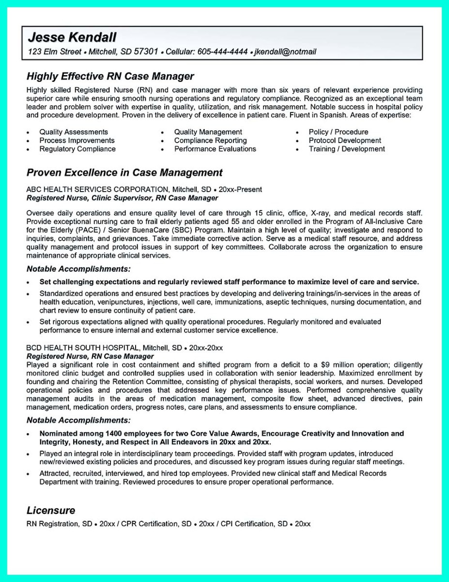 Sample Resume for A Case Manager Inspiring Case Manager Resume to Be Successful In Gaining
