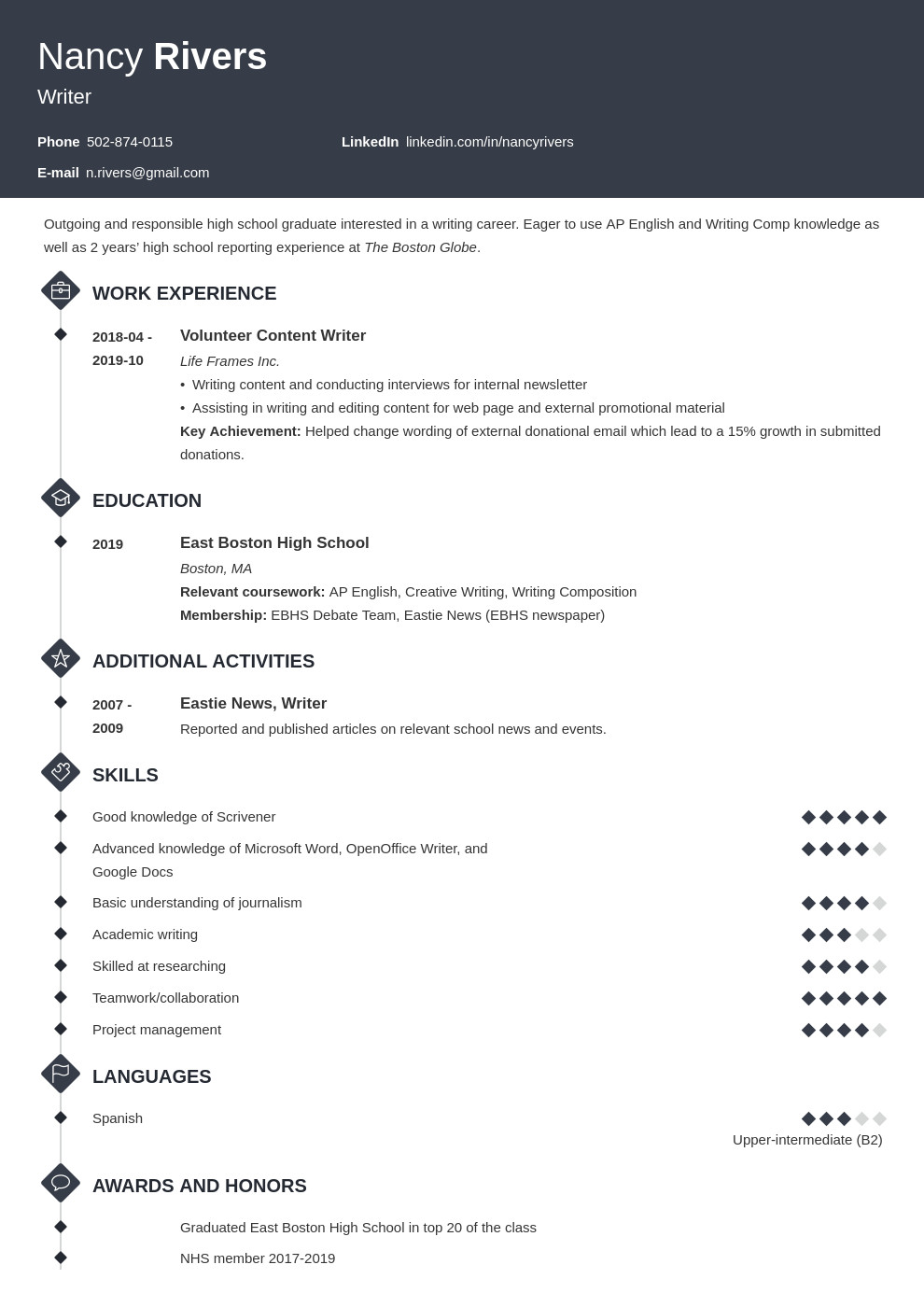 Sample Resume for A High School Graduate High School Graduate Resume Template & 20 Examples Sample Resume for A High School Graduate High School Graduate Resume Template & 20 Examples