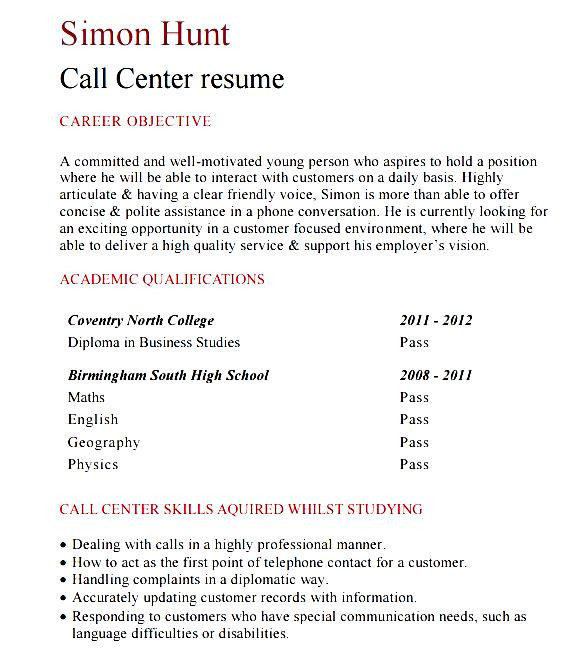 Sample Resume for Bpo Fresher Download Resume format for Bpo Freshers