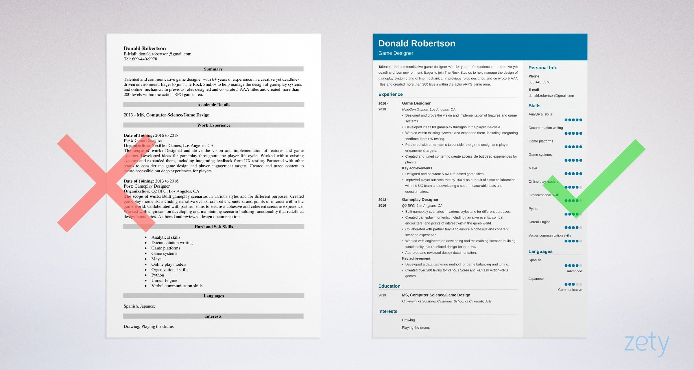 Sample Resume for Game Tester Fresher Game Design Resume: Sample & Writing Guide [20lancarrezekiq Tips]