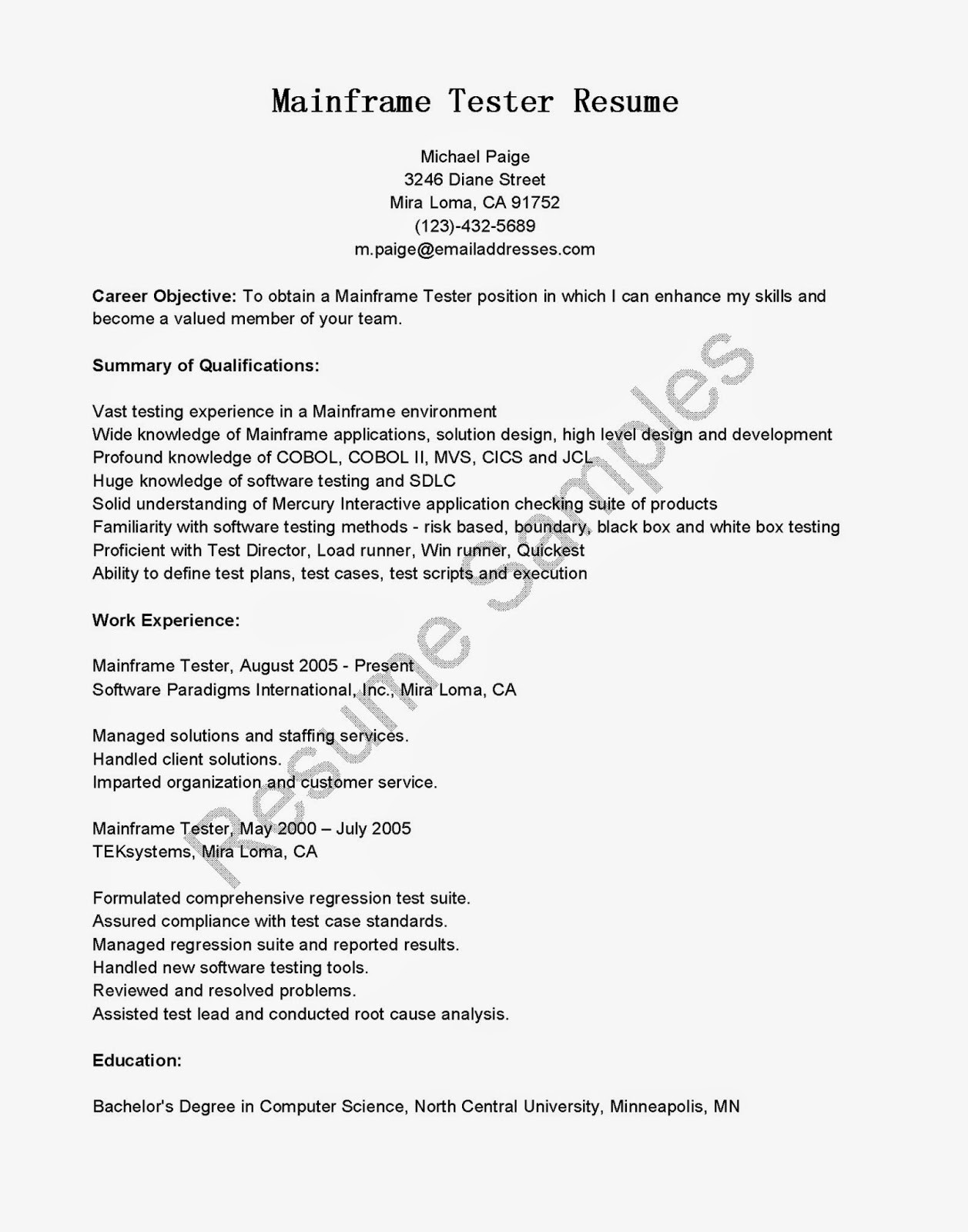 Sample Resume for Game Tester Fresher Game Tester Resume Sample October 2021