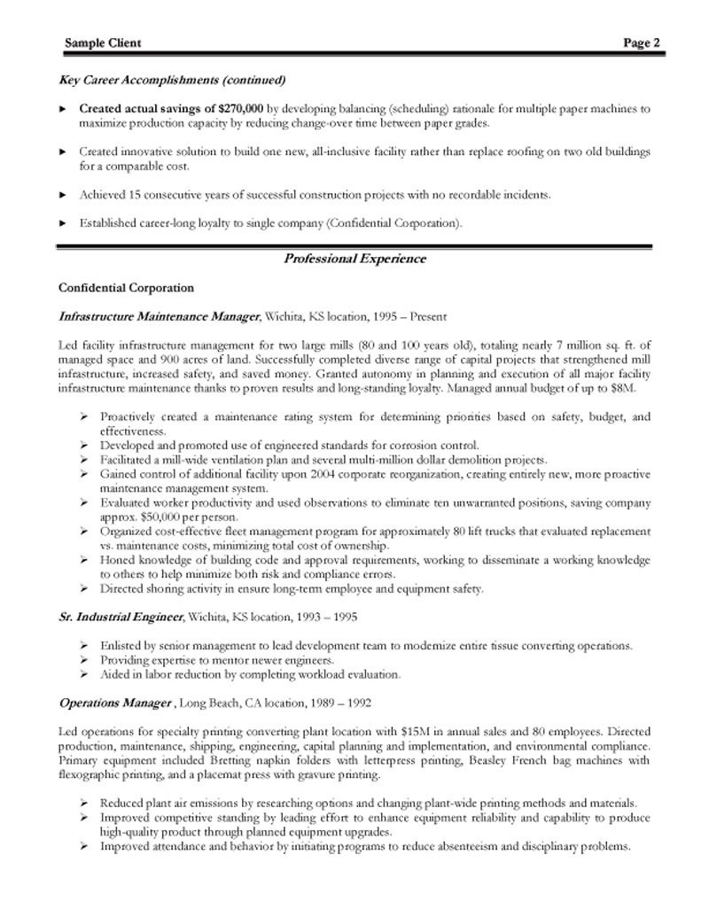 Sample Resume for Print Production Manager Manufacturing Production Manager Resume October 2021